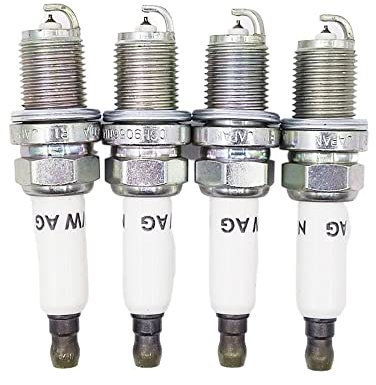 LOGEA Platin Zündkerze, 4 STÜCKE 06H905601A PFR7S8EG, Passend für Audi A3, A4, A5, A6, R8, Q5, S5, TT, Passat, VW Golf, Tiguan, Jetta #OEM PFR7S8EG-1675