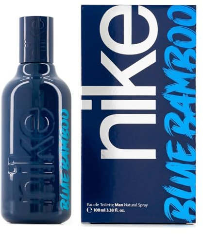 NIKE - Blue Bamboo 100 ml, Colonia Hombre, Perfume Formato Spray, Eau de Toilette Natural y Masculina, Aroma Aromático Marino Amaderado, Fragancia Fresca y de Larga Duración
