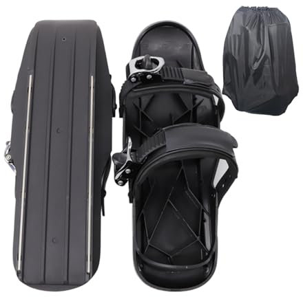 Patines de nieve, esquís cortos - Patines de nieve cortos - Accesorio de esquí antideslizante con bolsa de transporte, esquís cortos ajustables multifuncionales para hombres y mujeres, carreras de esq
