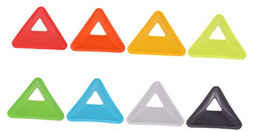 BESPORTBLE 8stücke Fußballkegel Kegel Fußball-scheibenkegel Trainingsscheibe Beweglichkeitstraining Sportkegel Trainingszubehör Für Fußballspiele