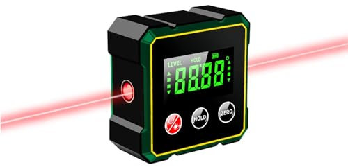 Digital Angle Finder - LCD Display Inclinometer Angle Gauge Protractor, Bevel Gauge Trend Angle Ruler, Spirit Level Angle Finder Tool, DIY Woodworking Level Box Carpentry Equipment
