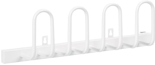 HOMCOM 2 Pairs Electric Shoe Dryer, Wall Mounted Shoe Warmers with Constant Temperature for Boots, Leather Shoes, Socks, White