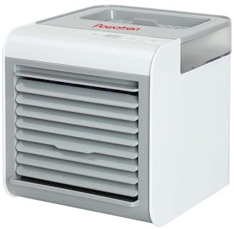 Portable 3 in 1 Cool Unit Evaporative Air Cooler Conditioner Humidifier Purifier 3 Speed for Personal Home Travel Office Colour Changing LED Desk Study Bedroom Living Room