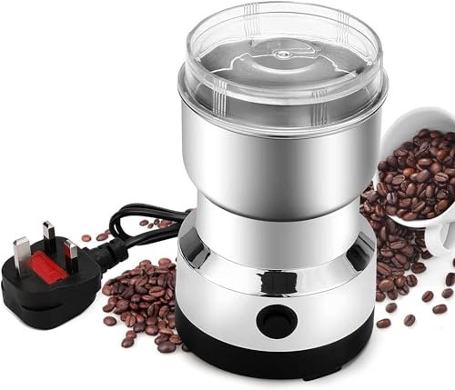 Electric Smash Machine Multifunction Small Food Grinder for Nuts, Seasoning, Coffee Beans, Spices, Herbs, Dry Materials - Mini Home Mill Powder