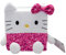 Hello Kitty Cubeez Sweet Leopard 20 cm – Stapelbares Kuscheltier mit weichem Memory-Schaum für EIN squishiges Gefühl, Hello Kitty-Fans und Sammler