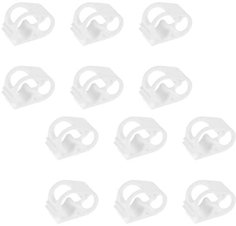 Alipis Lot De 12 Colliers De Serrage En Silicone Flexible Pour Tubes Plastiques, Clips De Contrôle Du Débit D'eau, Utilisation Pratique En Laboratoire Et Jardinage