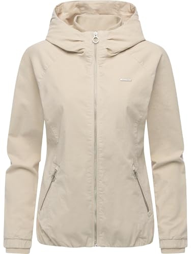 Ragwear dam manchesterjacka, övergångsjacka av snöre med huva, dizzie Cordy YoUMODO XS-3XL, ecru, M