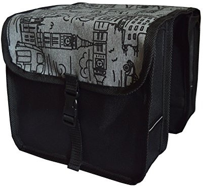 Beluko FAHRRADTASCHE Kinder 14 - 20 Satteltasche Gepäckträgetasche Doppel 2 x 5l (1 - Mini - City)