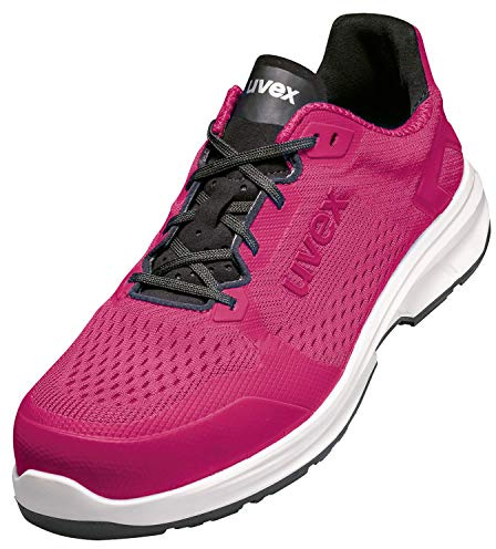 Uvex 1 Sport Arbeitsschuhe - Sicherheitsschuhe S1 P SRC ESD - Pink, Größe:39