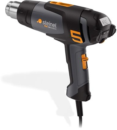 Steinel Heißluftpistole HM 2320 E, ECO Modus, 2300 W Heißluftgebläse, Temperatur 80°-650°C, Heißluftfön LCD Display, Keramikheizung
