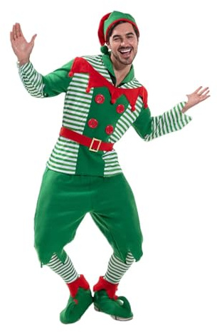 Vuxna julkostymer, julkostym för män, fashionabel cosplay-kostym för vuxna, cosplay kostym | Trendig semester cosplay outfit för män, julklädsel