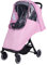 Universal Regenschutz für Kinderwagen 110 cm Wasserdichte Abdeckung Regenverdeck für Buggy Bollerwagen Jogger 3 Farben Atmungsaktiv mit Fenster Sichtfenster Wind- und Regenfest