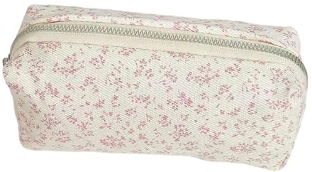 Mllepjdh Trousse Pratique pour Stylos avec Noeuds Grande Capacité Trousse à Crayons Trousse de Maquillage Esthétique pour l'École et le Bureau Trousse de Maquillage Grande Capacité, Bohème
