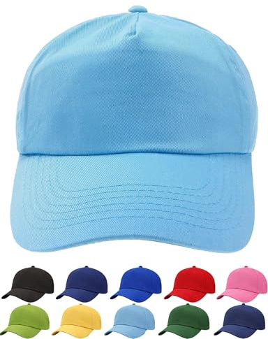 4sold Gorra de béisbol niños y niñas (Sky Blue)