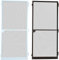 Fliegengitter Fenster, 95 x 210 cm Fliegengitter Fliegenschutz Insektenschutz mit ohne Bohren und Schrauben Fliegenschutzgitter moskitonetz Spannrahmen für Fenster mit Aluminium Rahmen (95*210, braun)