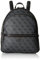 GUESS Damen Manhattan Large Backpack Rucksack, Coal Logo