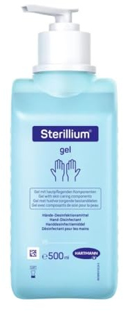 Sterillium Protect & Care Desinfektionsgel: Antibakterielles Hände-Desinfektionsmittel mit Pflege-Komponenten, 475 ml - 12er Pack