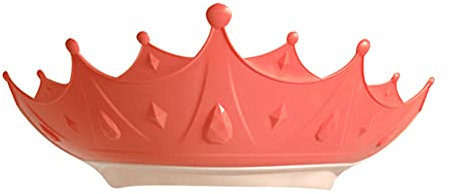 Baby Dusche Kappe, Krone Form Einstellbare Kinder Duschhaube Badekappe Baby Shampoo Cap mit Augenschutz Ohrenschutz, Shampoo Schutz für Kinder Kleinkind Mädchen Junge