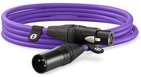 RØDE XLR-3 Hochwertiges XLR-Kabel (3 m, lila)