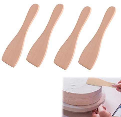 CUHZA Espátula de raclette de madera para raclettes como accesorio (deslizador de raclette, 4 unidades), raspador de raclette, recipiente para raclettes con revestimiento suave