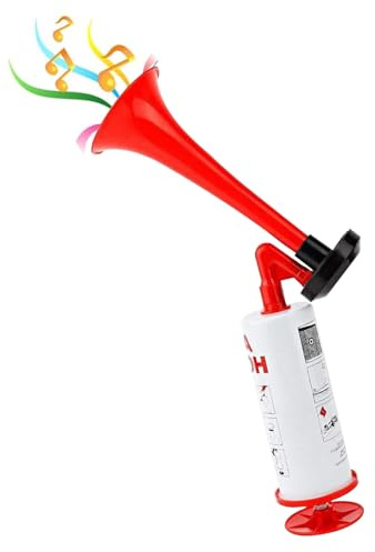Air Horn | Högt ljud handhållen Airhorn, manuell skämtrekvisita, snabbfrigöringsutrustning för män kvinnor studenter vuxna fans jakt camping vandring