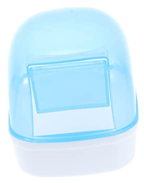 HEMOTON Bañera De Plástico para Hámster y Pequeños Roedores Resistente y Abierta Color Aleatorio Apropiado para Baño Seguro y Cómodo