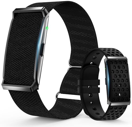 Smart Bracelet for Men Women, Health Activity Fitness Trackers, 24/7 Continuous Blood Pressure/Heart Rate Monitor, 24H Sleep Tracker,170+ Sports Modes Fitness Tracker, Smart Band with Free APP 2 Bands