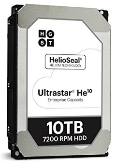HGST Ultrastar He10 | HUH721010ALE600 | 0F27604 | 512E ISE 10TB SATA 6Gbps 7.2K RPM 256MB 3.5 Hard Drive