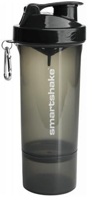 SmartShake Slim Series, Gunsmoke Black - 500 ml.