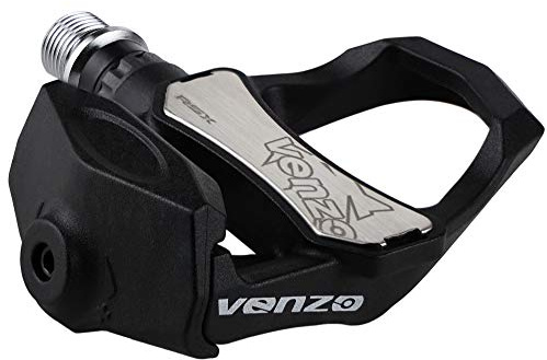 Venzo Sealed Cycling Road Bike Bicycle Clipless Pedals Compatible with Look Keo (NOT Compatible with Shimano SPD-SL or Look Delta Cleats) 9/16 with Cleats