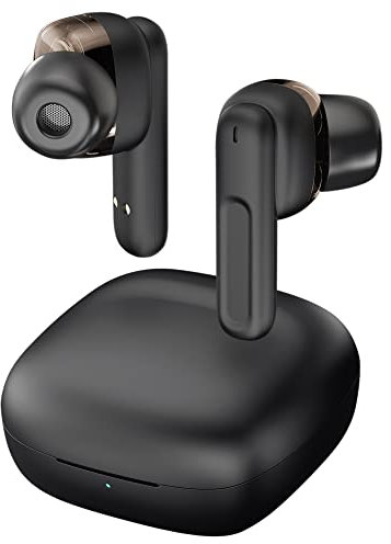 Mars Gaming MHIB Negro, Auriculares Inalámbricos, Bluetooth 5.1, Micrófono, Dual Driver
