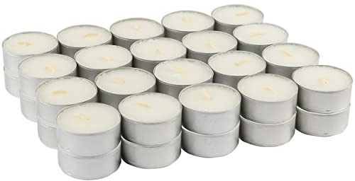 40 Tealight Profumate Candele Bianco Profumate Piccole Lumini - Candele Profumate Cocco