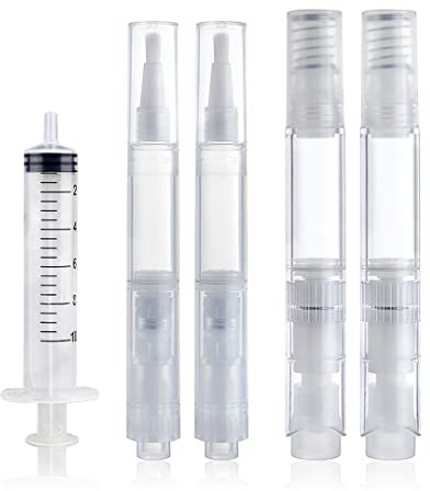 Zayookey 4 Pezzi Pennarelli per Ritocco Penne Penne Riempibili per Ritocchi Interni su Armadi in Cartongesso Riparazione di Mobili Kit di Riparazione per Cartongesso con 1 Siringa