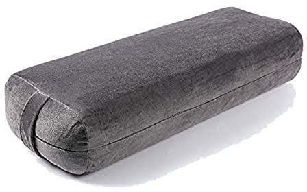 Pmandgk Cojín de yoga para meditación y apoyo, rectangular, para yoga, accesorios, lavable