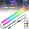 WILLED 2-In-1 Under Monitor Light Bar, Gaming Lights for Gaming Setup, Desk Led with Remote Controller, 5V USB Powered RGB Light Bar, Color Changing Lamp, Desk Lighting for Keyboard Light, Computer/PC