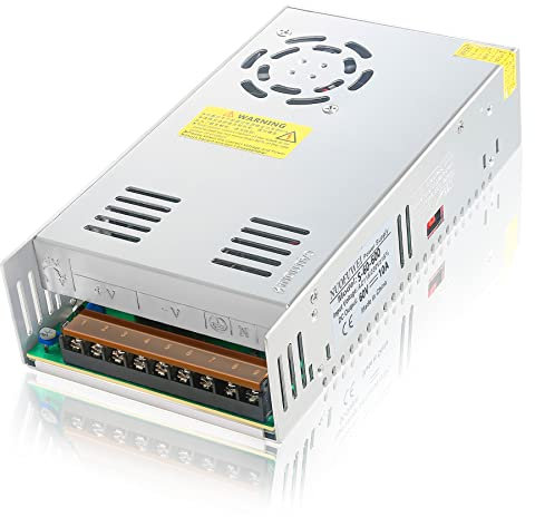 DC 60V 10A 600W Fuente de Alimentación Transformador 220V/110V CA a CC 60V 10A 600W Fuente Alimentación para 60Volt Drive Sensor System Lamp Meter Controller Servos Electric Motor and More 60v Device