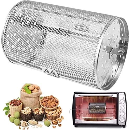 Rotisserie Basket for Tower Air Fryer, Stainless Steel Rotisserie Grill Basket, Oven Round Rack Basket Air Fryer Grilling Basket 360° Rotating Frying Basket Air Fryer Accessories for Baking Cooking