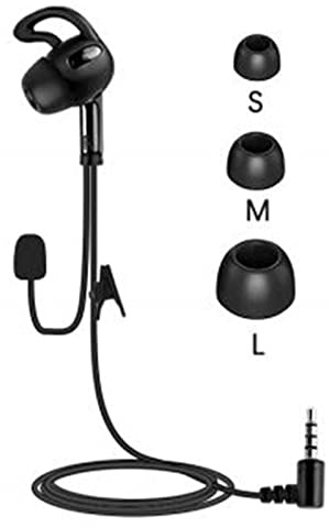 GaiRen höger öra domare hörlurar, headset öronkrok öronsnäcka passar för V6 V4 FBIM fotboll tränare intercom radio