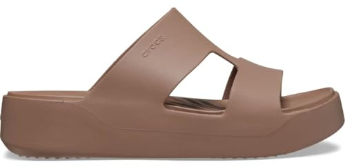 Crocs Getaway Platform H-strap, Sandalias Mujer, Latte, 37/38 EU
