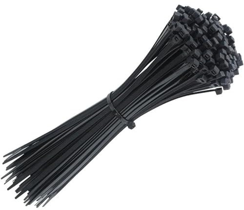 Cables Trenzado Manguito Brida de plástico autoblocante de nailon, 100 Uds., brida for cables negra, anillo de sujeción, brida for cables, envolturas con cremallera, correa, juego de bridas for cables