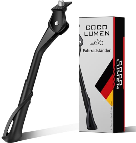COCOLUMEN Béquille de vélo réglable en hauteur de 26 à 29 pouces - Charge maximale : 35 kg - Centrale pour vélos électriques, de trekking, de montagne et de ville