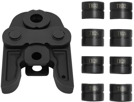 LKHDONG Alicates de prensa con contorno TH 16-20-26-32 Herramienta de prensado para tubos compuestos, tubos PEX, tubos PB, tubo de cobre, mordaza de prensado, ligero y fácil de transportar