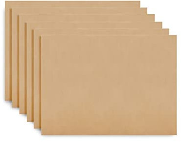 QWORK® 6 Stück Carta da forno riutilizzabile, tappetino forno riutilizzabile, 30 * 40 cm, facile da pulire