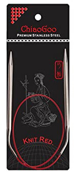 ChiaoGoo - ChiaoGoo Knit Red (80cm, 3.00mm) Circular Needle - 1 Unit
