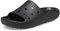Crocs Unisex Adults,Classic Slide v2, Black, 8 UK Men/ 9 UK Women