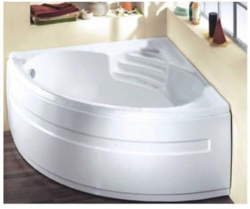 Eckbadewanne 135x135x60 cm