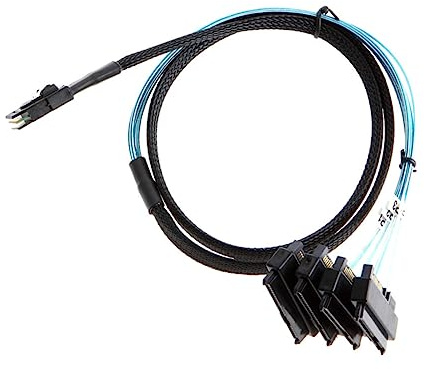 Housoutil 0.5m Cable De Datos Sas Para Disco Duro Cable Mini Sas Para Ssd Suministros Informáticos