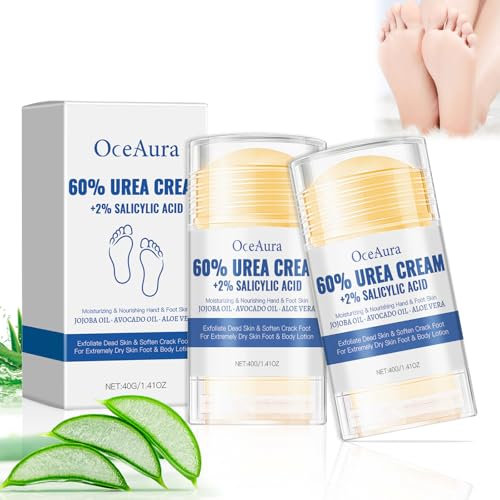 Hydrating and Anti-Cracking Foot Cream,Fußcreme,Fusspflege,Fusscreme Sehr Trockene Füsse,Fußcreme Trockene Füße,Feuchtigkeitsspendende und Anti-Riss-Fußcreme,Lindert trockene und rissige Füße (2 Pcs)