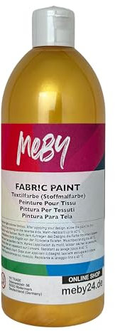 Pintura para tela de 500 ml, color dorado