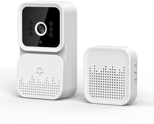 EasyByMall Videocitofono WiFi con campanello integrato, funzione di dialogo remoto e funzione automatica